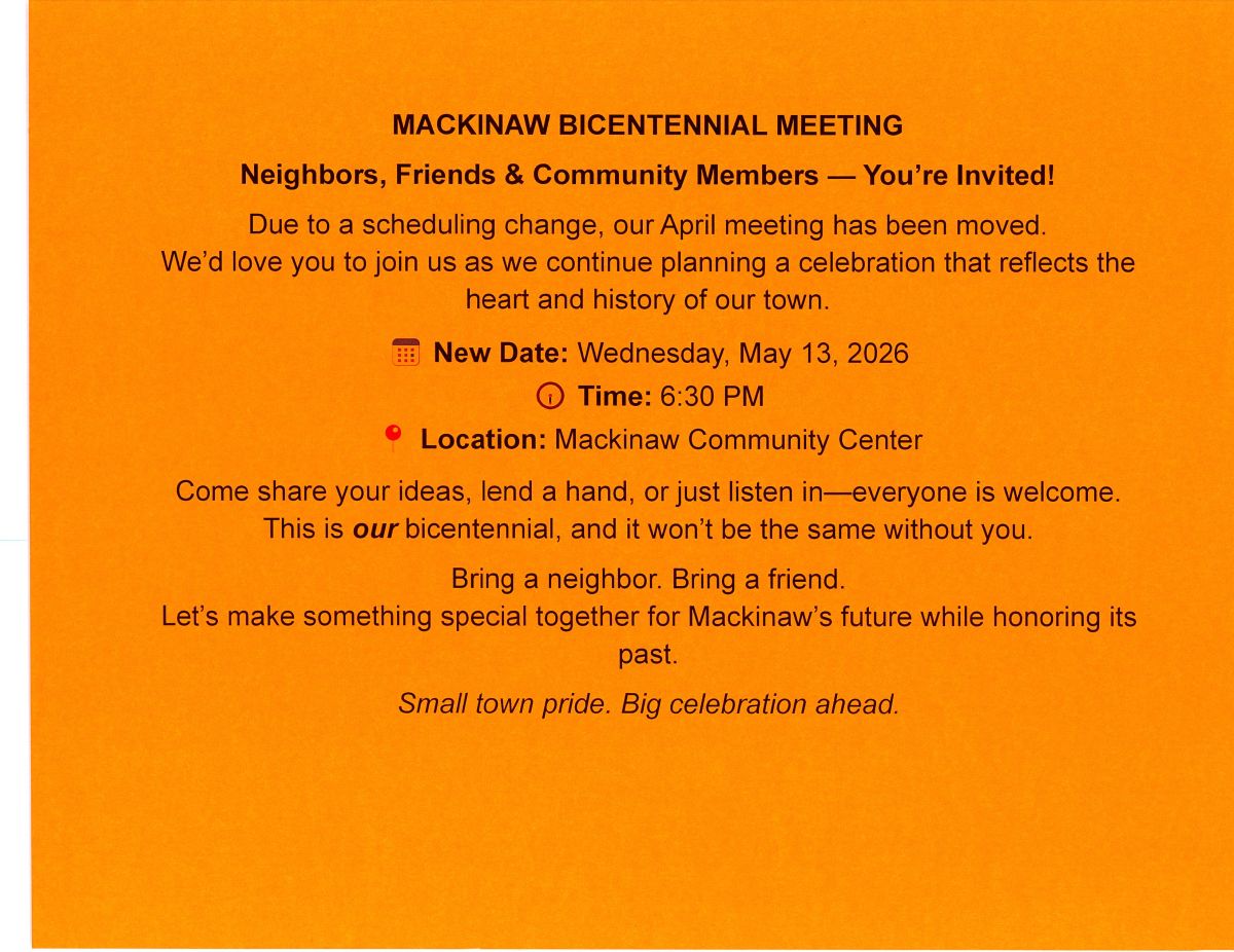 Bicentennial Meeting 5-13-26
